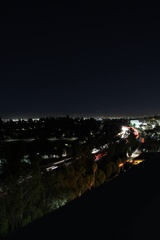 Night Rooftop Photography Over San Fernando Valley, CA