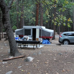 Upper Pines Campground yosemite CA