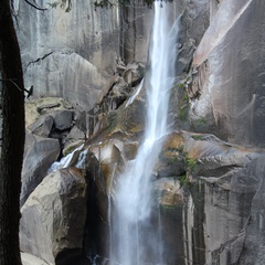 The Mist Trail next to Vernal Fall
